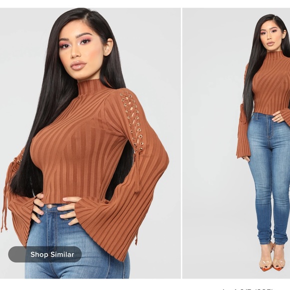 Mock Neck Sweater - Picture 3 of 3